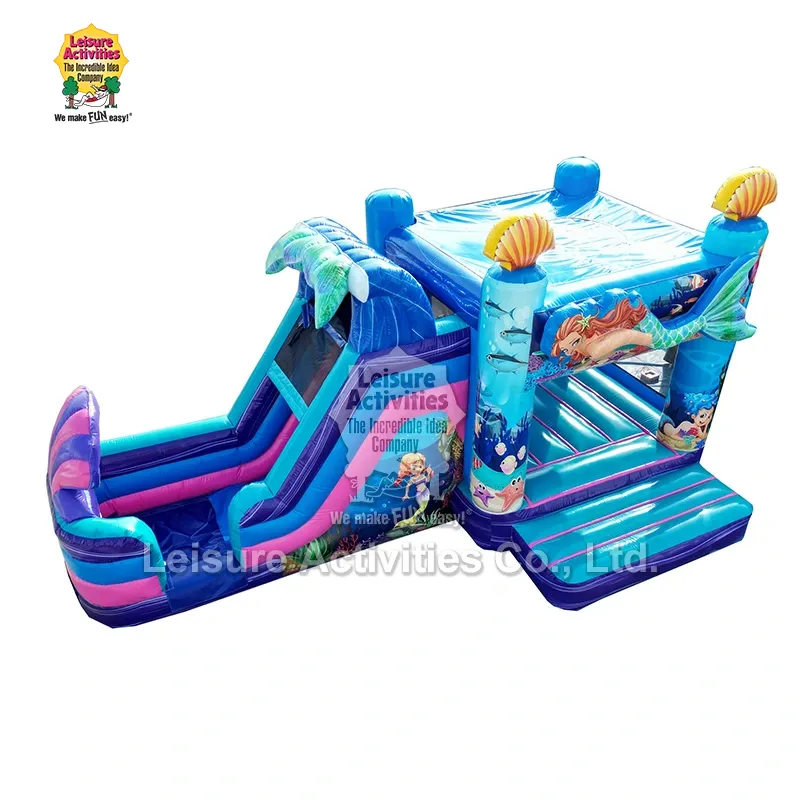 Super napihljivi gradovi Mermaid Bouncy Castles za več iger
